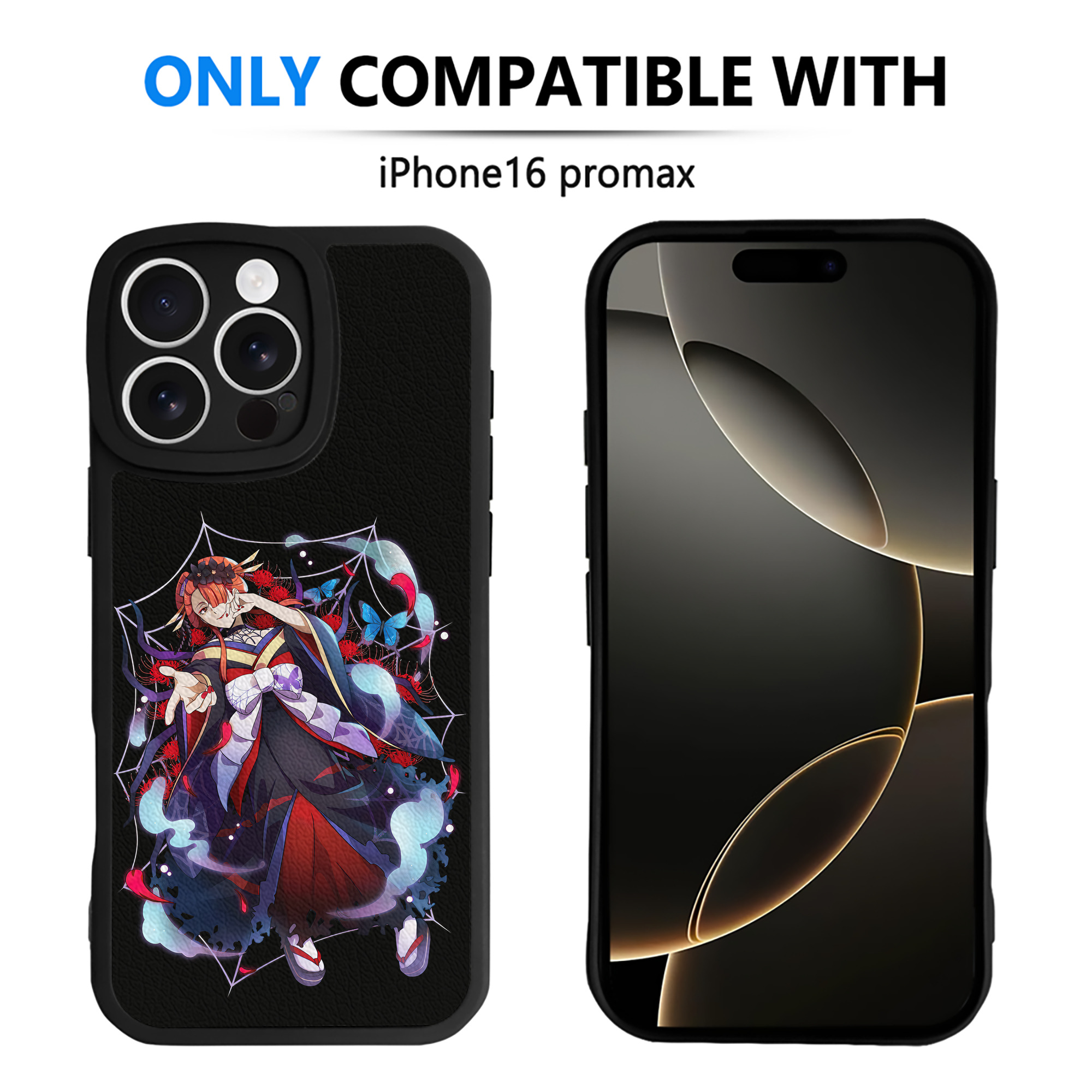 （画像用） 文豪ストレイドッグス Bungo Stray Dogs 【iPhone 16シリーズ対応】シリコンスマホケース（レザー調） 材質：シリコン